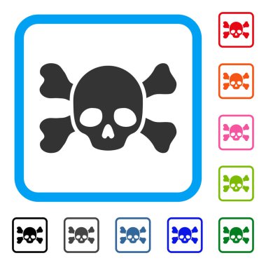 Skull And Bones simgesi çerçeveli