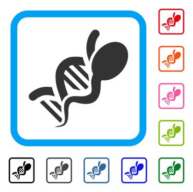 Sperm genom simgesi çerçeveli