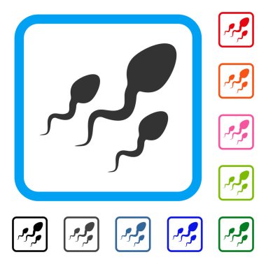 Sperm simgesi çerçeveli