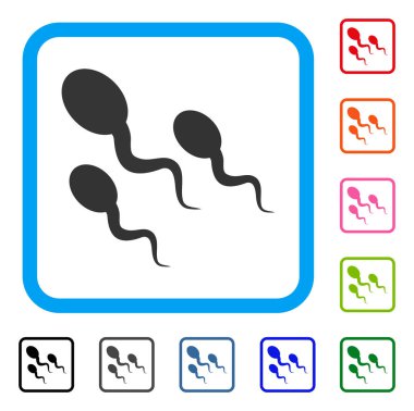 Sperm simgesi çerçeveli