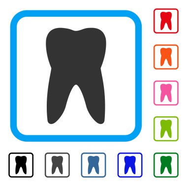 Diş simgesi çerçeveli