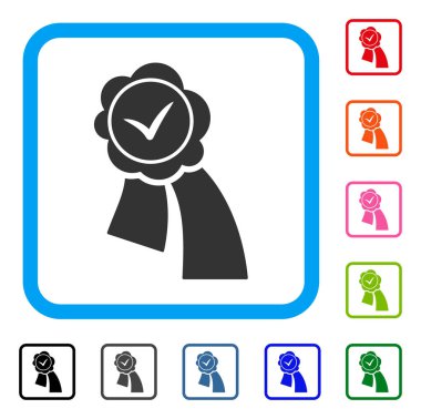 Doğrulama mühür simgesi çerçeveli