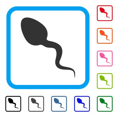 Zoosperm simgesi çerçeveli