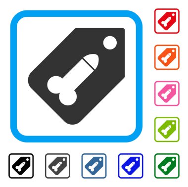 Dildo Tag Framed Icon