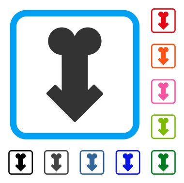 Erkek cinsel disfonksiyonu simgesi çerçeveli