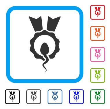 Sperm kazanan simgesi çerçeveli