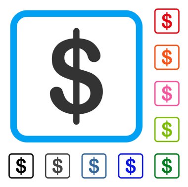 Dolar simgesi çerçeveli