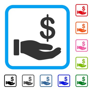 Kazanç yardım simgesi çerçeveli