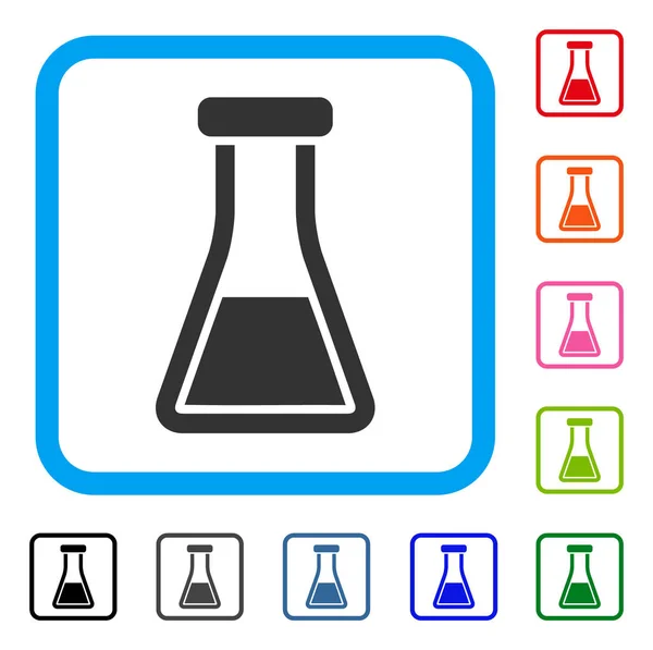 フラスコ フレーム アイコン — ストックベクタ