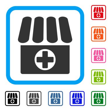 Eczane simgesi çerçeveli