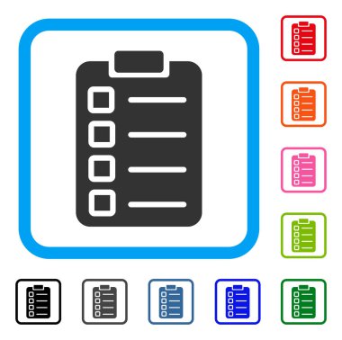 Sınama görevleri simge çerçeveli