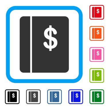 Hesap kitap simgesi çerçeveli