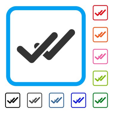 Doğrulama simge çerçeveli