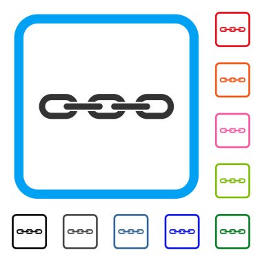 Zincir simgesi çerçeveli