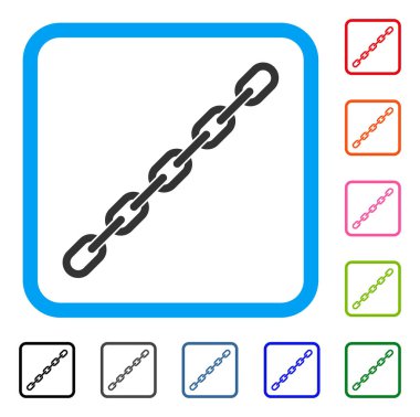 Zincir simgesi çerçeveli