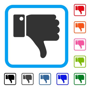 Başparmak çerçeveli simgesi