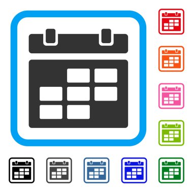 Takvim simgesini çerçeveli