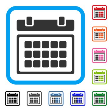 Takvim simgesini çerçeveli