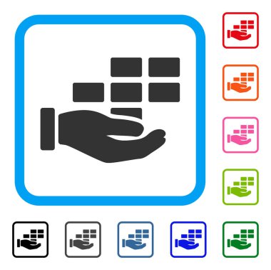 Zamanlama hizmeti el simgesi çerçeveli