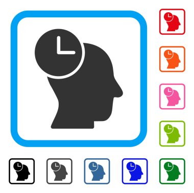 Düşünmeye zaman simgesi çerçeveli