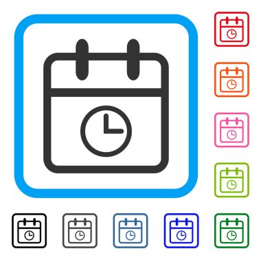 Gündüz simgesi çerçeveli