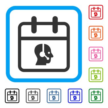 Simge işleç gün çerçeveli