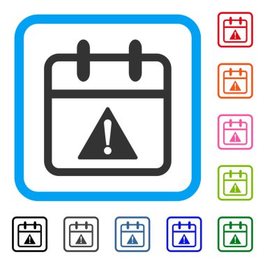 Simge sorun gün çerçeveli
