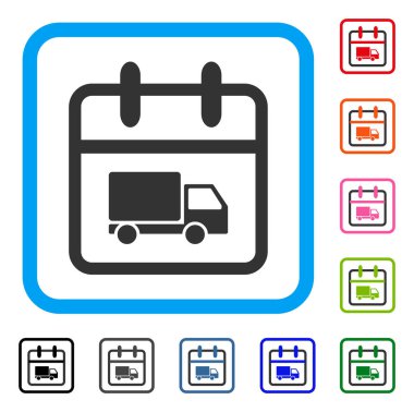 Günlük sevkiyat simge çerçeveli