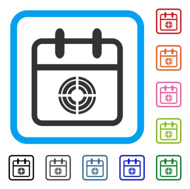 Simgesini hedef gün çerçeveli