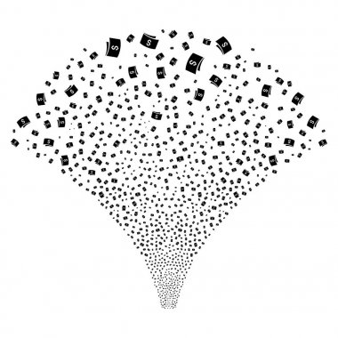 Kaynak banknotlar akışı simgeleri