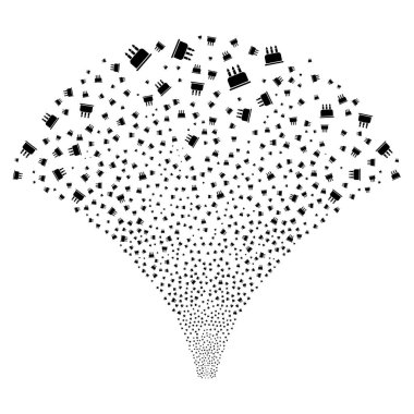 Kaynak akışı doğum günü pastası simgeleri