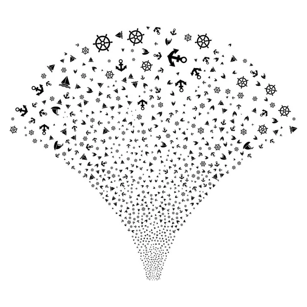 Kaynak akışı, tekne yelken simgeleri