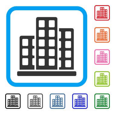 Şehir simgesi çerçeveli