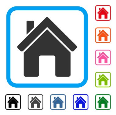 Ev simgesini çerçeveli