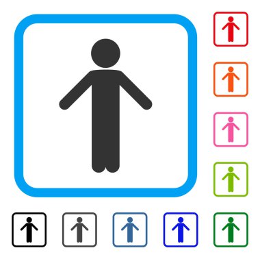 Çocuk özür simgesi çerçeveli