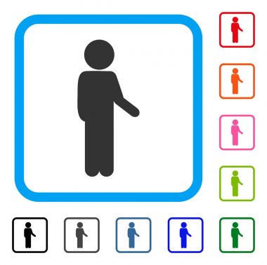 Çocuk Idler çerçeveli simgesi