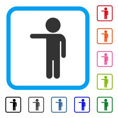 Çocuk gösteri simgesi çerçeveli