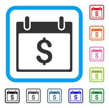 Simge Doları takvim gün çerçeveli