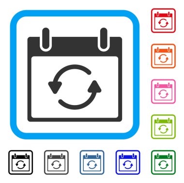 Takvim gün çerçeveli simgesini Yenile