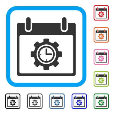 Simge saat vites takvim günü çerçeveli