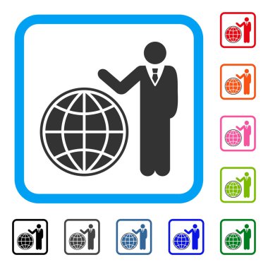 Gezegen Yöneticisi simgesini çerçeveli