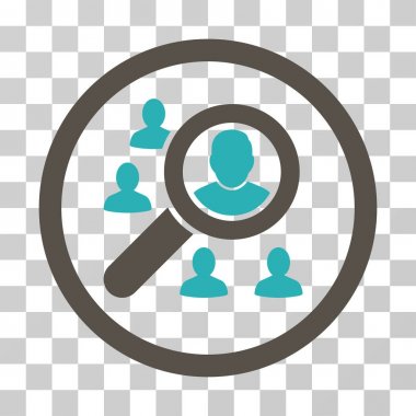 Search People Vector Icon clipart