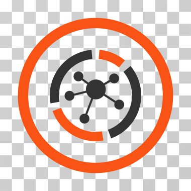 Bağlantıları diyagramını vektör simgesi