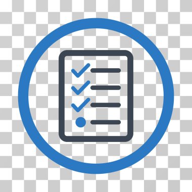 Denetim listesi vektör simgesi