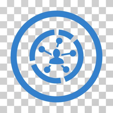 İlişkiler diyagramı vektör simgesi