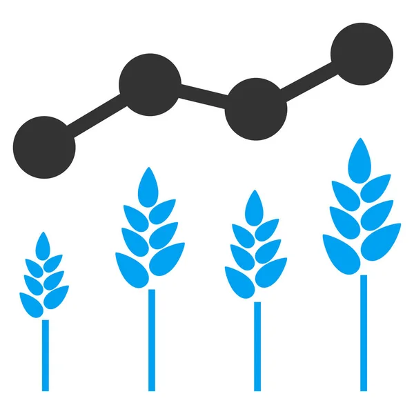 作物分析フラット ベクトル アイコン — ストックベクタ