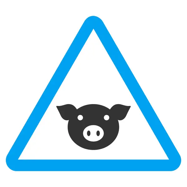 Векторная икона "Предупреждение свиньи" — стоковый вектор