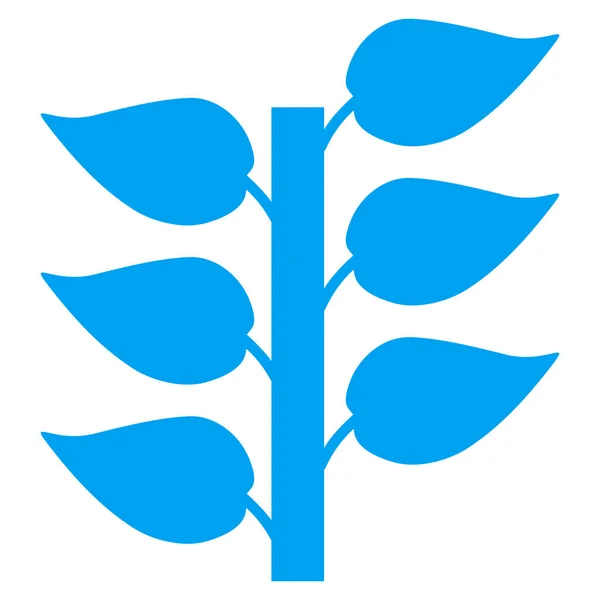 Flora Pflanze flacher Vektor Symbol — Stockvektor