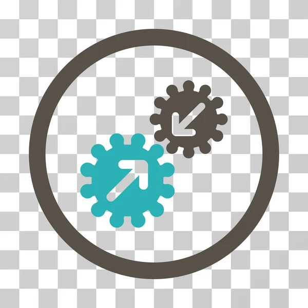 Integratie Gears Vector Icon — Stockvector