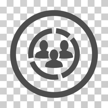 Demografi diyagramı vektör simgesi